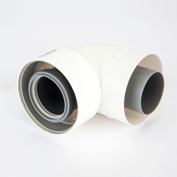 Condensing Vent Elbow 90, 2x4 Concentric